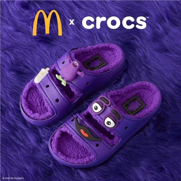 CROCS | Shoes | New Mcdonalds X Crocs Grimace Cozzzy Sandal